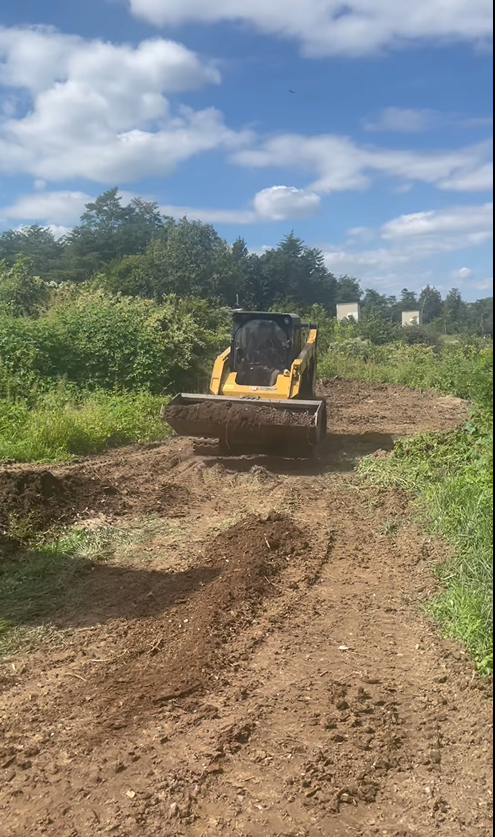 Commercial property grading and site work by Austin's Lawn Maintenance