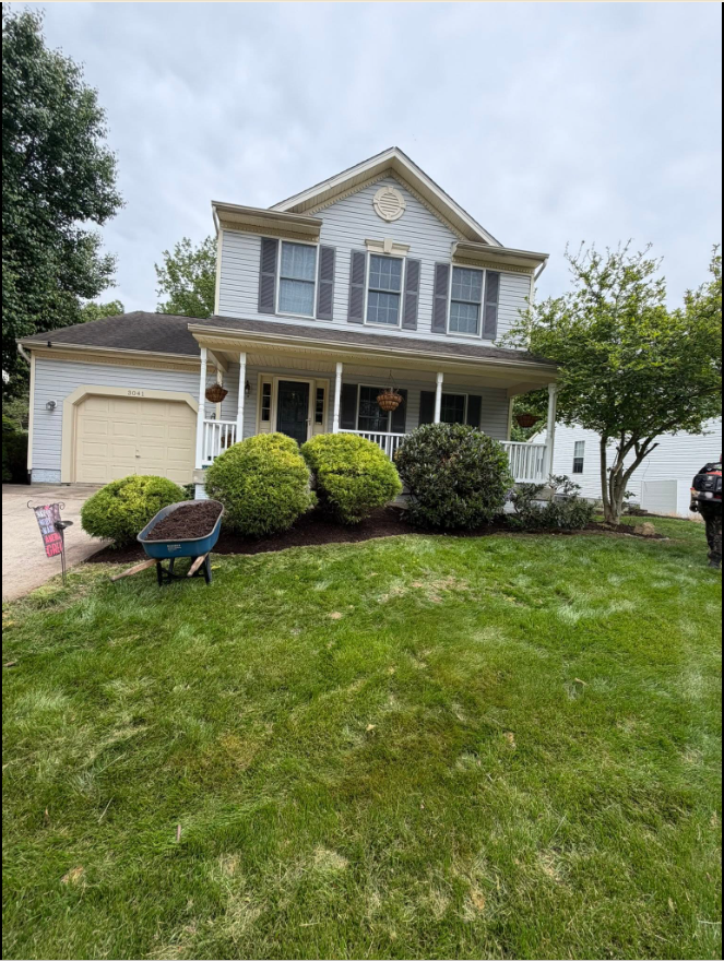 Maintained residential landscape by Austin's Lawn Maintenance